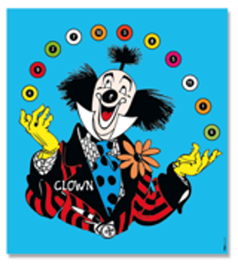 BLASON - CLOWN (JEUX)