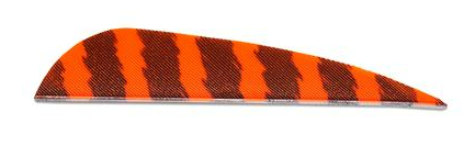 PLUMES - 3" PARABOLIC BARRED COLOR (TIGRÉE) – Image 3