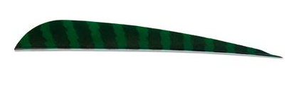 PLUMES - 5" PARABOLIC BARRED COLOR (TIGRÉE) – Image 2