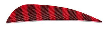 PLUMES - 3" PARABOLIC BARRED COLOR (TIGRÉE)