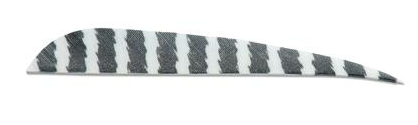 PLUMES - 5" PARABOLIC BARRED COLOR (TIGRÉE)