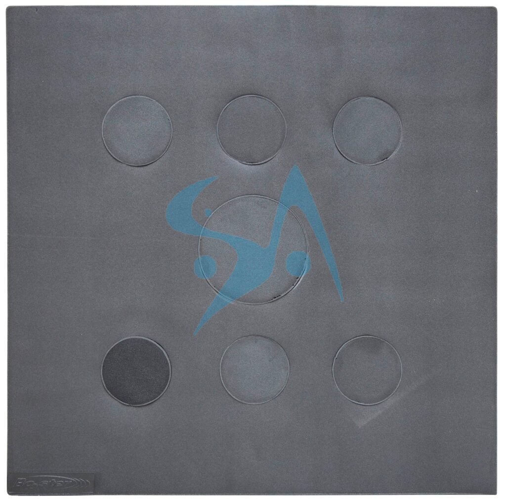 CIBLE - MOUSSE 130*130*22CM MULTI 6