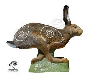 CIBLE 3D - LIEVRE MARRON EN COURSE