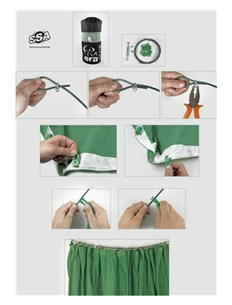 FILET DE PROTECTION - NET CLUB GREEN H300CM