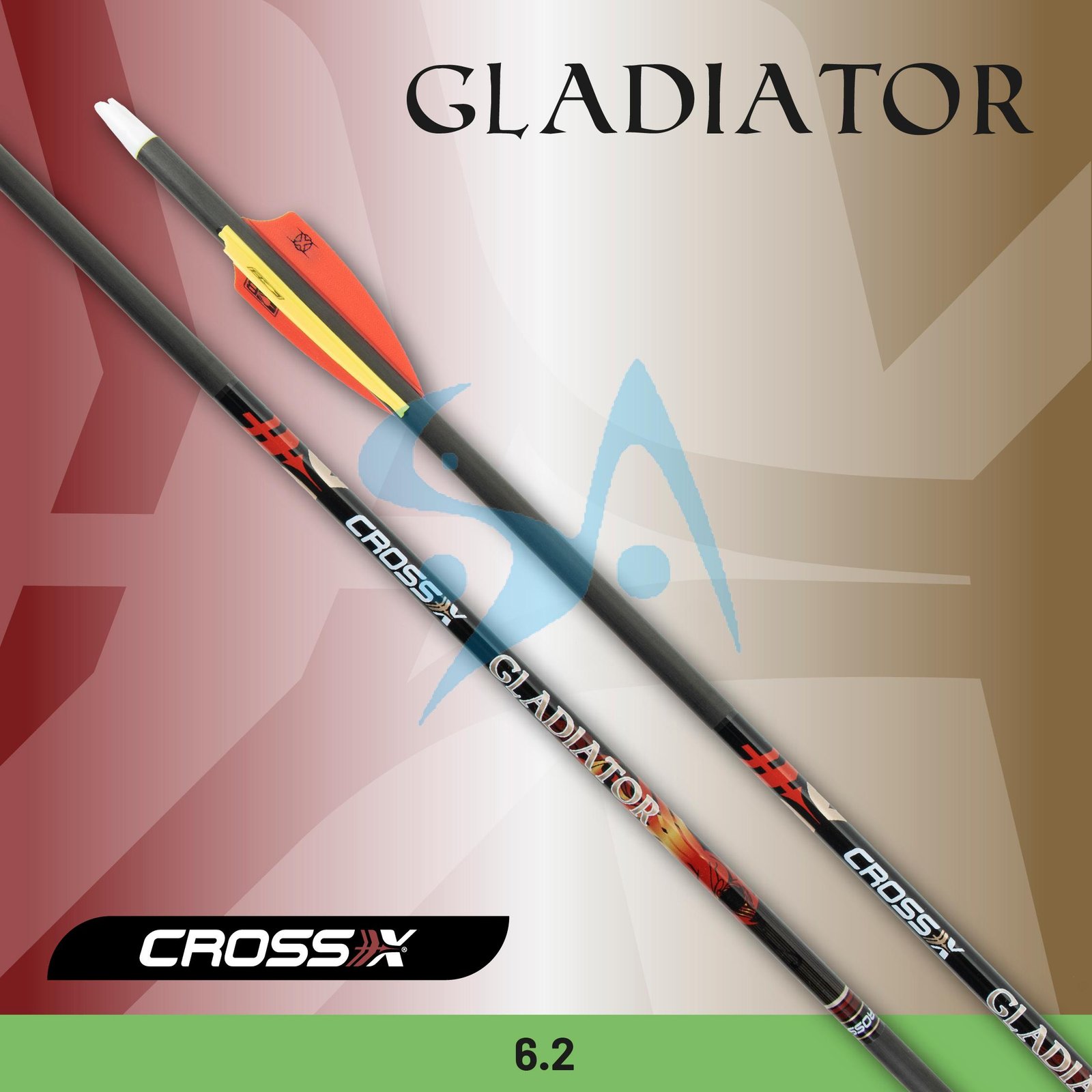 FLECHES - GLADIATOR PLUMES PLASTIQUES 55-70#