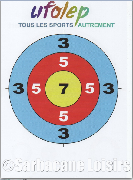 BLASON - UFOLEP SARBACANE