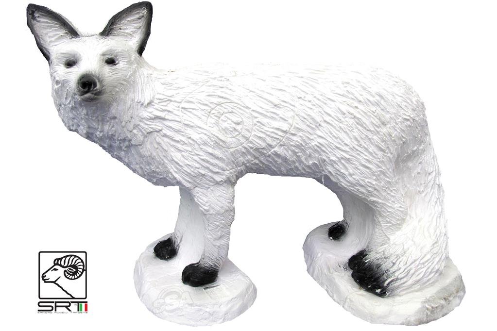 CIBLE 3D - RENARD DEBOUT BLANC