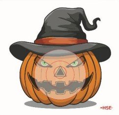BLASONS - MOUSSE 2D HALLOWEEN - CITROUILLE