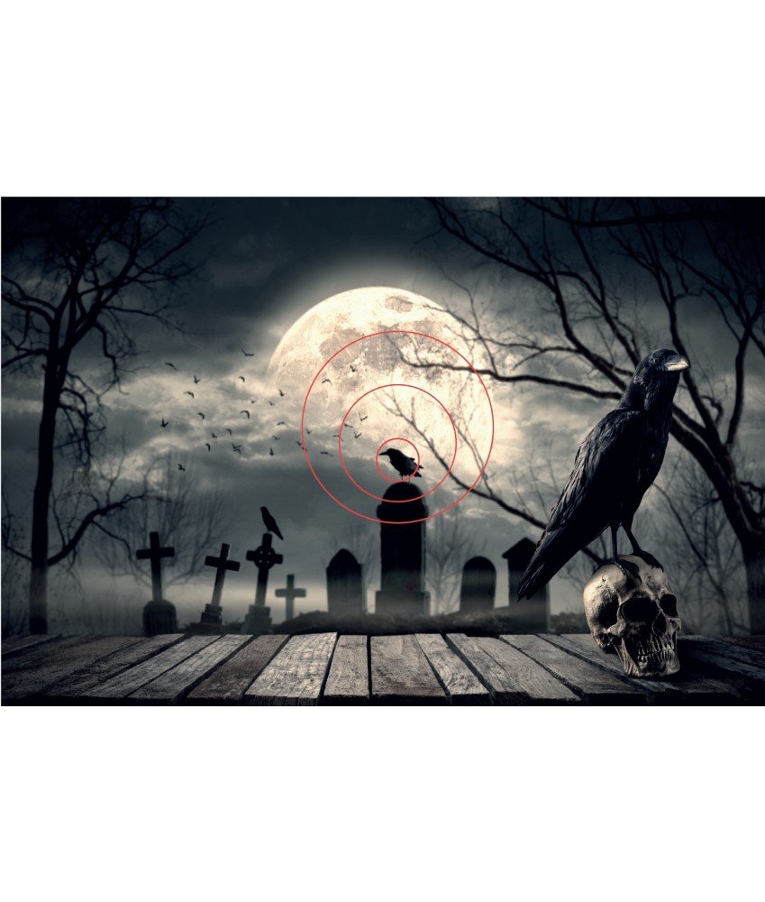 BLASONS - MOUSSE 2D HALLOWEEN - CORBEAUX