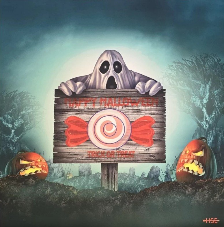BLASONS - MOUSSE 2D HAPPY HALLOWEEN