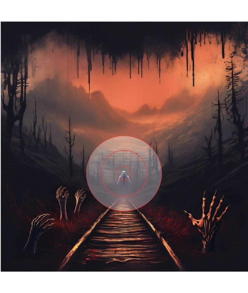 BLASONS - MOUSSE 2D HALLOWEEN - RAIL DE L'ENFER