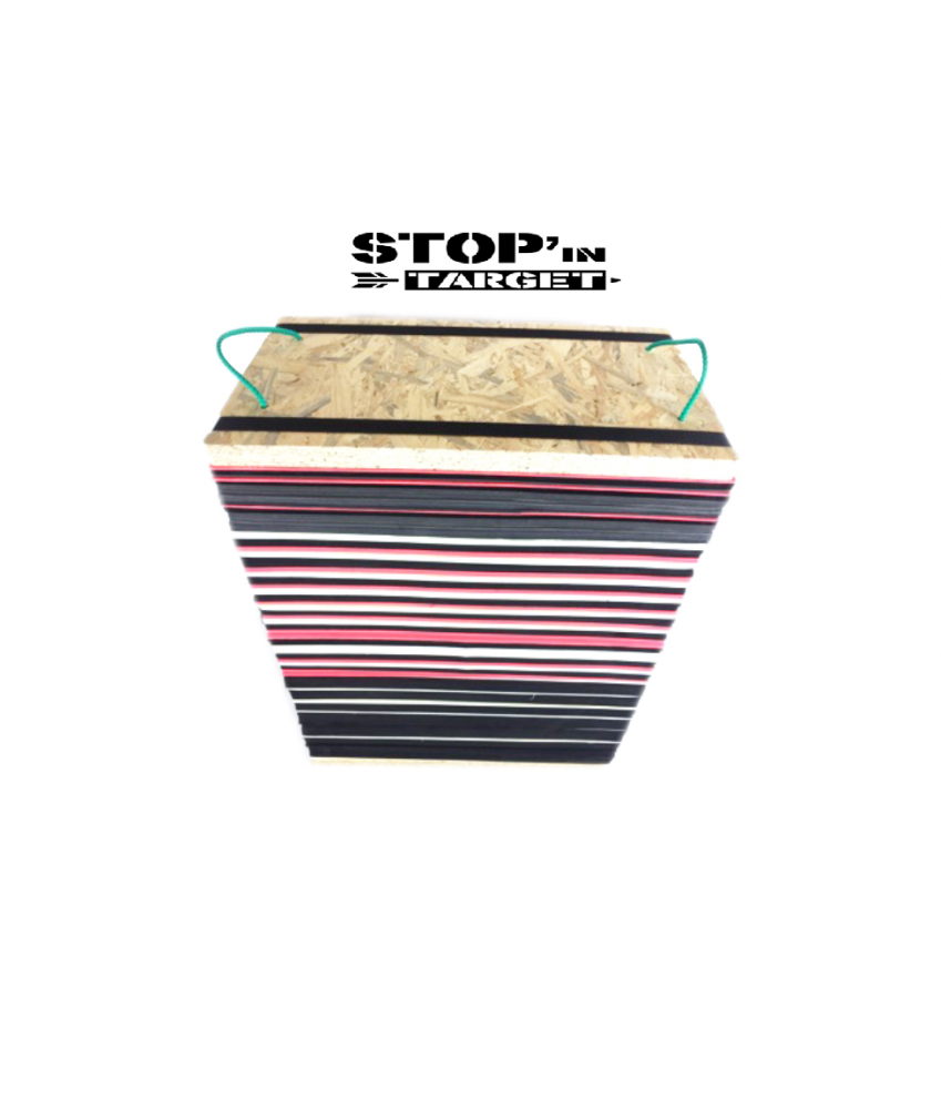 Cible Stop'In Target Mousse à Lamelles avec Cadre Bois 90*90*30* – Image 2